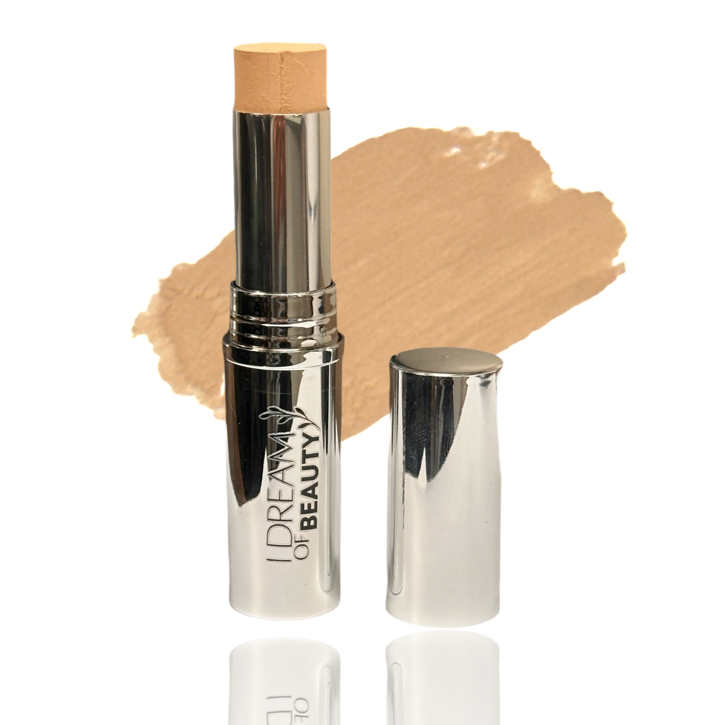 Foundation stick in almond - a light sunny beige