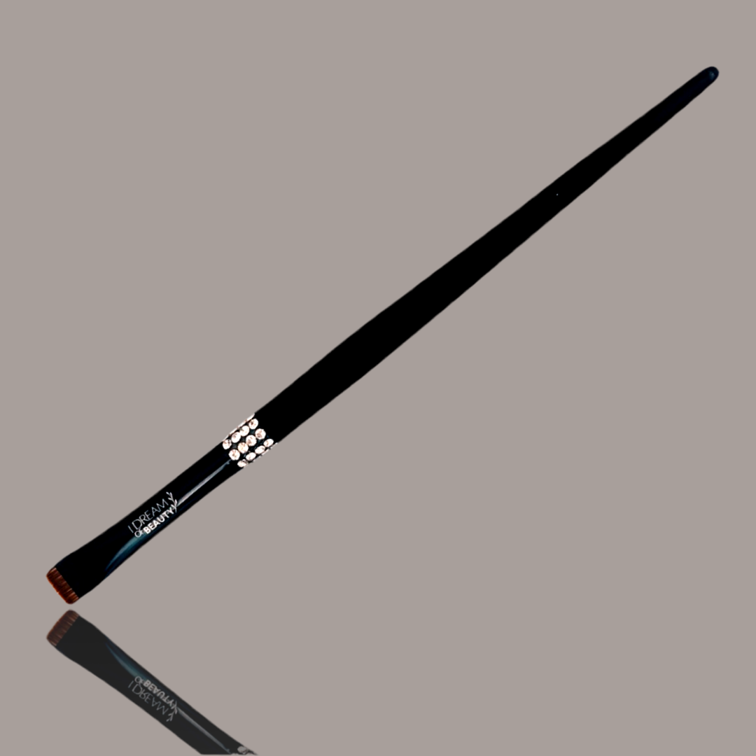 Luxury Matte Black Sparkle Makeup Brushes