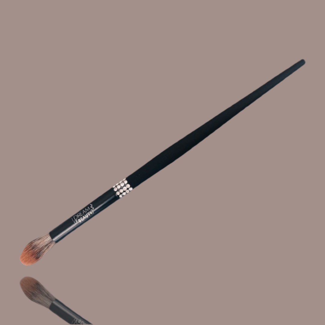 Luxury Matte Black Sparkle Makeup Brushes