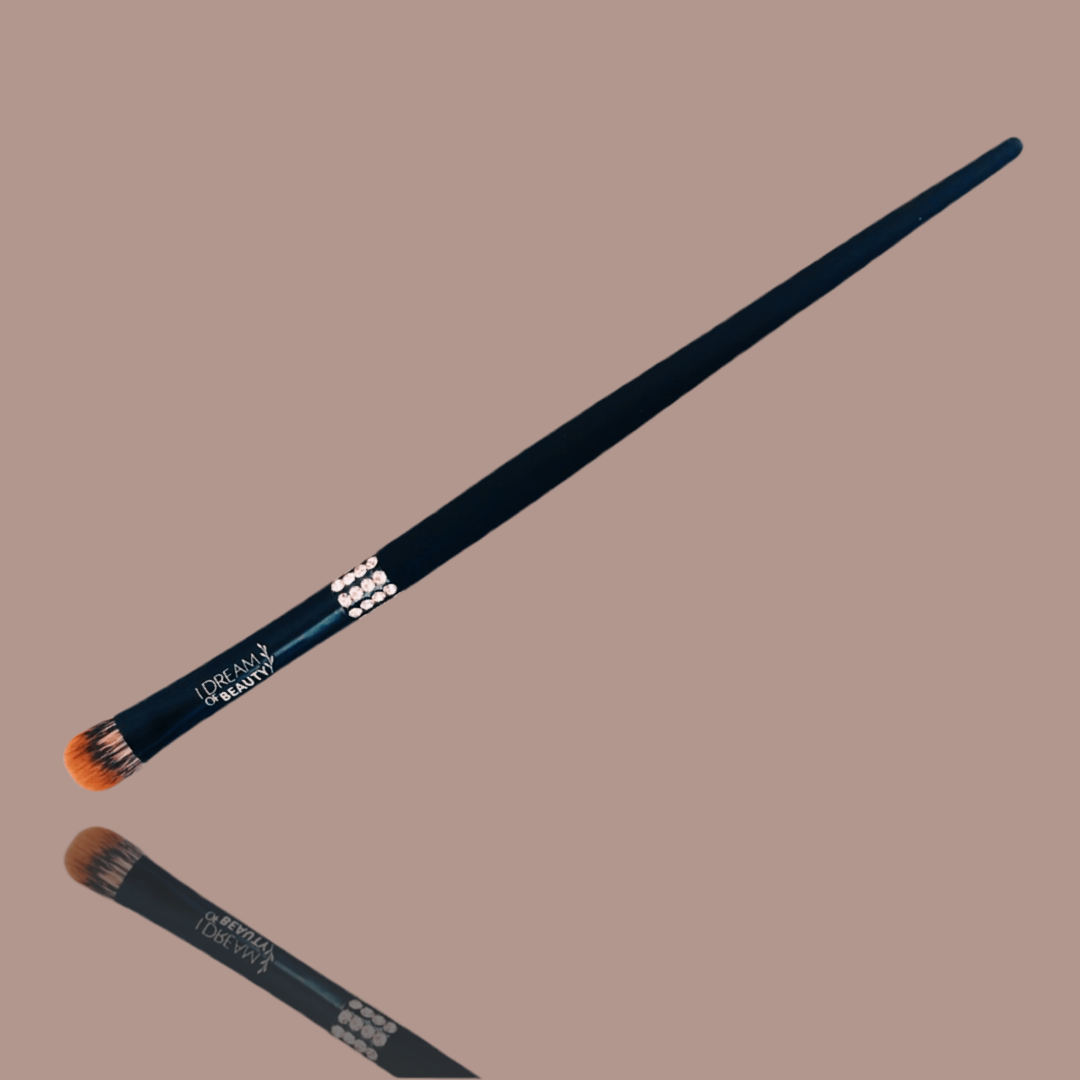 Luxury Matte Black Sparkle Makeup Brushes