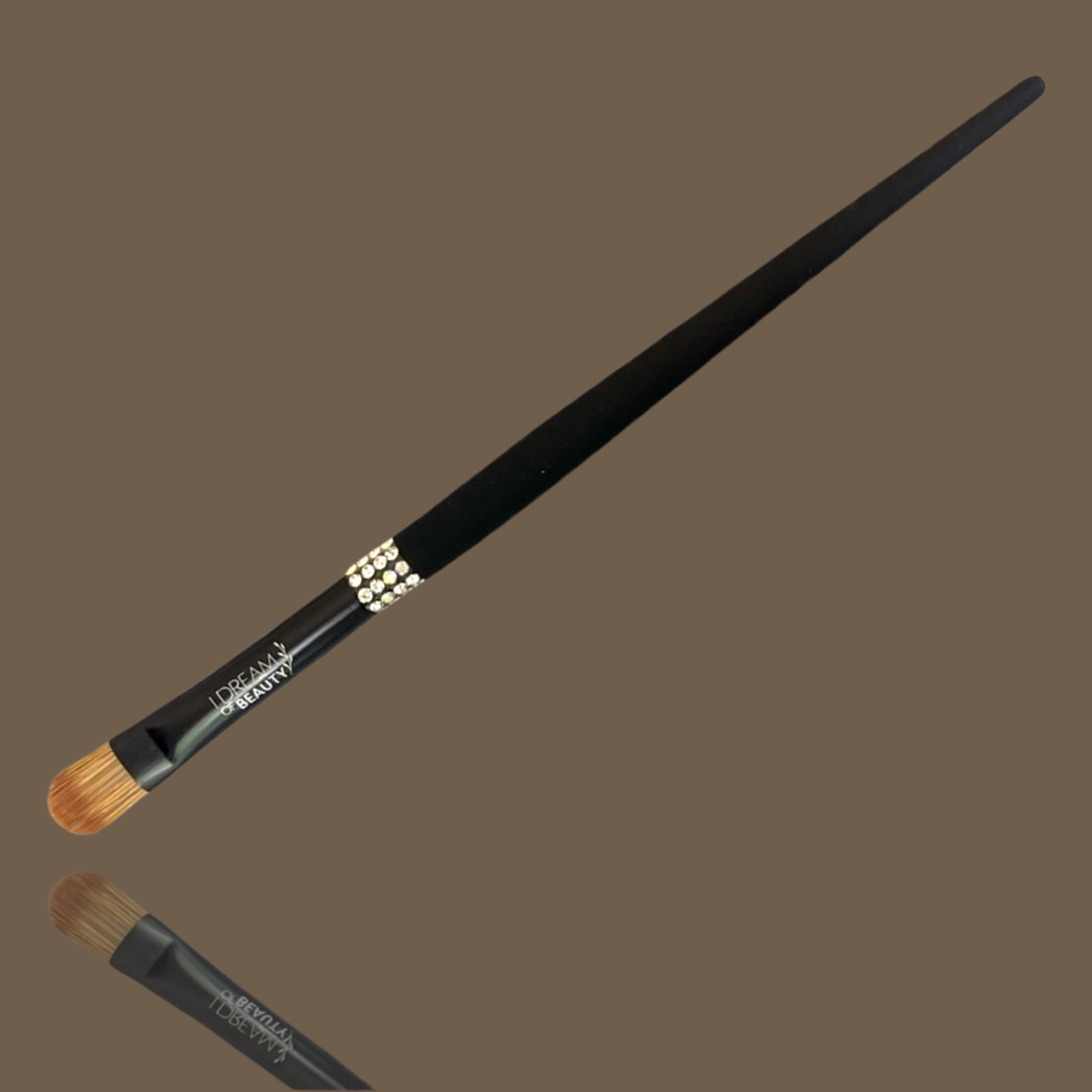 Luxury Matte Black Sparkle Makeup Brushes