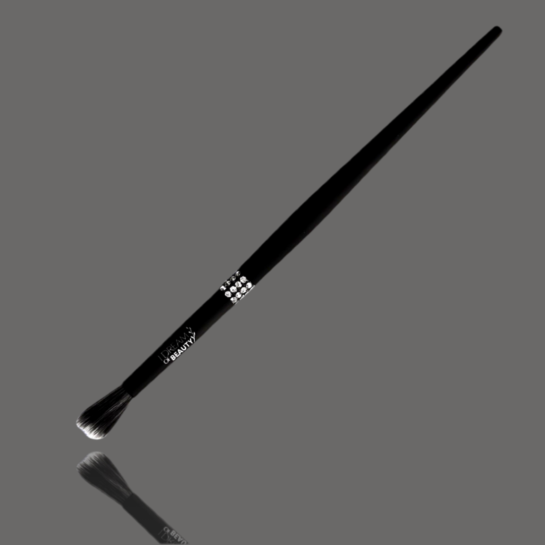 Luxury Matte Black Sparkle Makeup Brushes