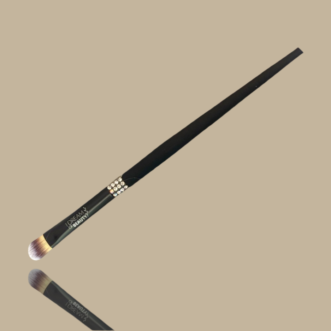Luxury Matte Black Sparkle Makeup Brushes