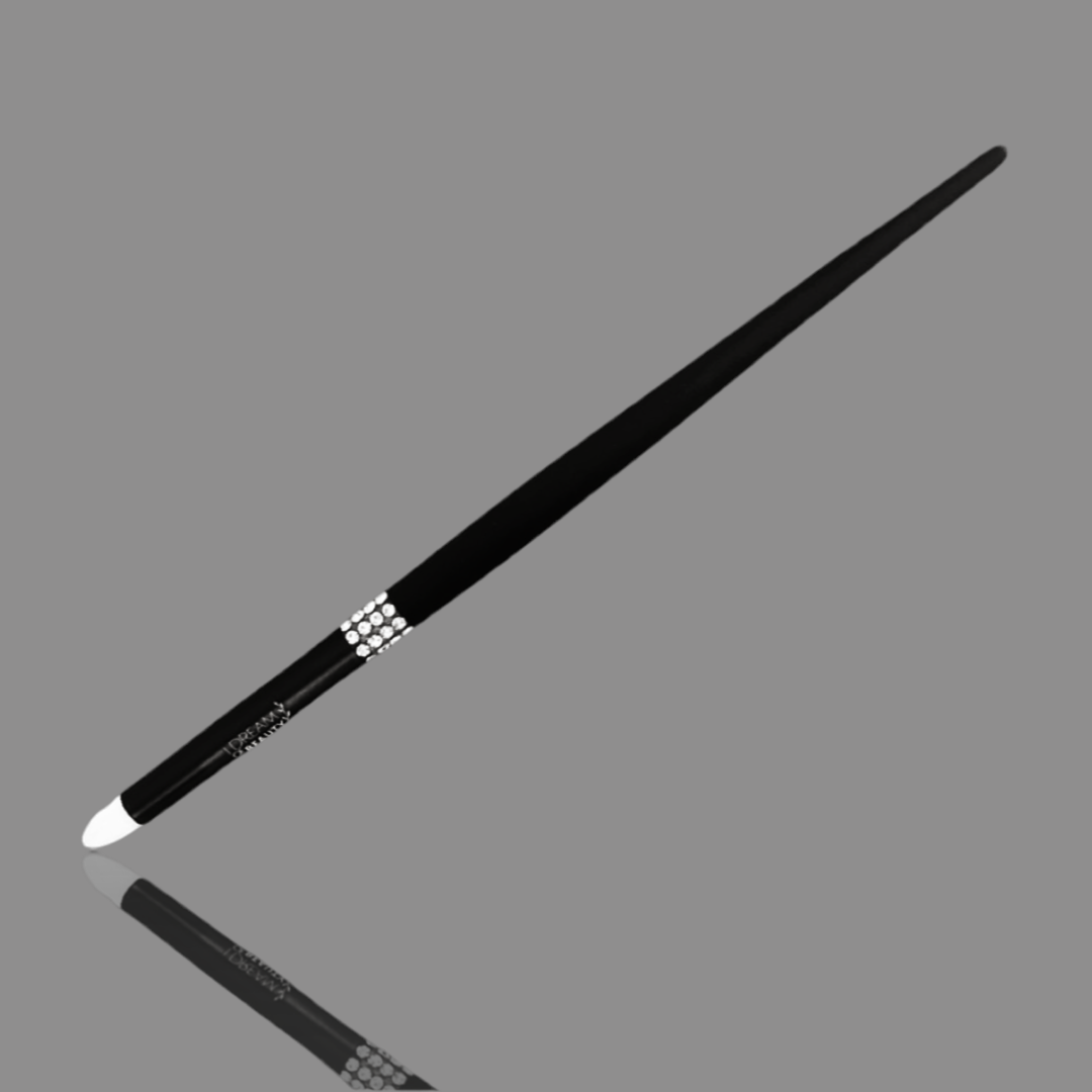 Luxury Matte Black Sparkle Makeup Brushes