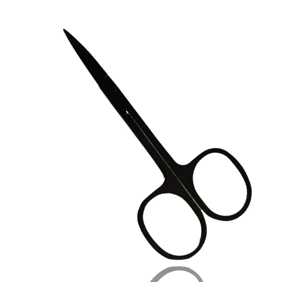 Stainless Steel Elegant Flat Tip Tweezer Brow & Eyelash Tool Kit