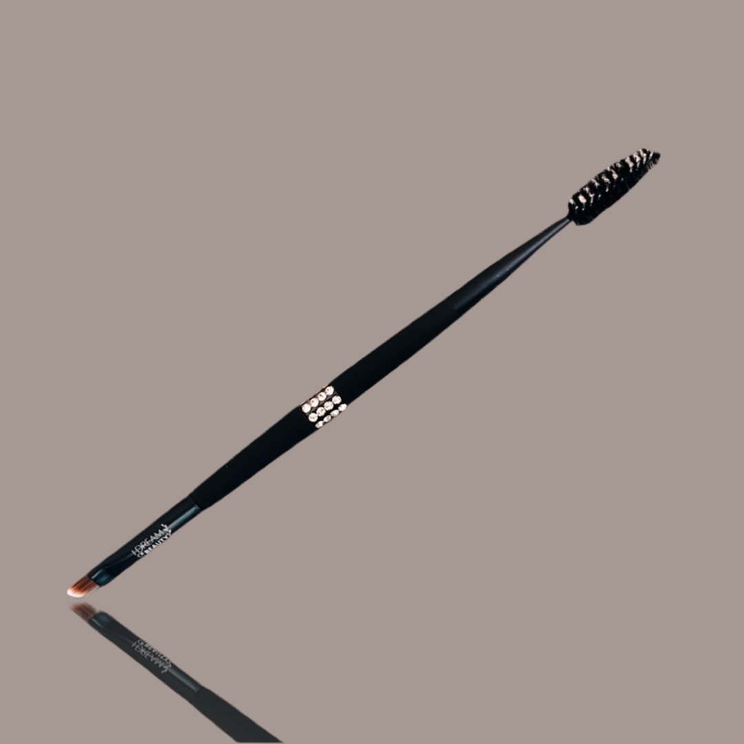 Luxury Matte Black Sparkle Makeup Brushes