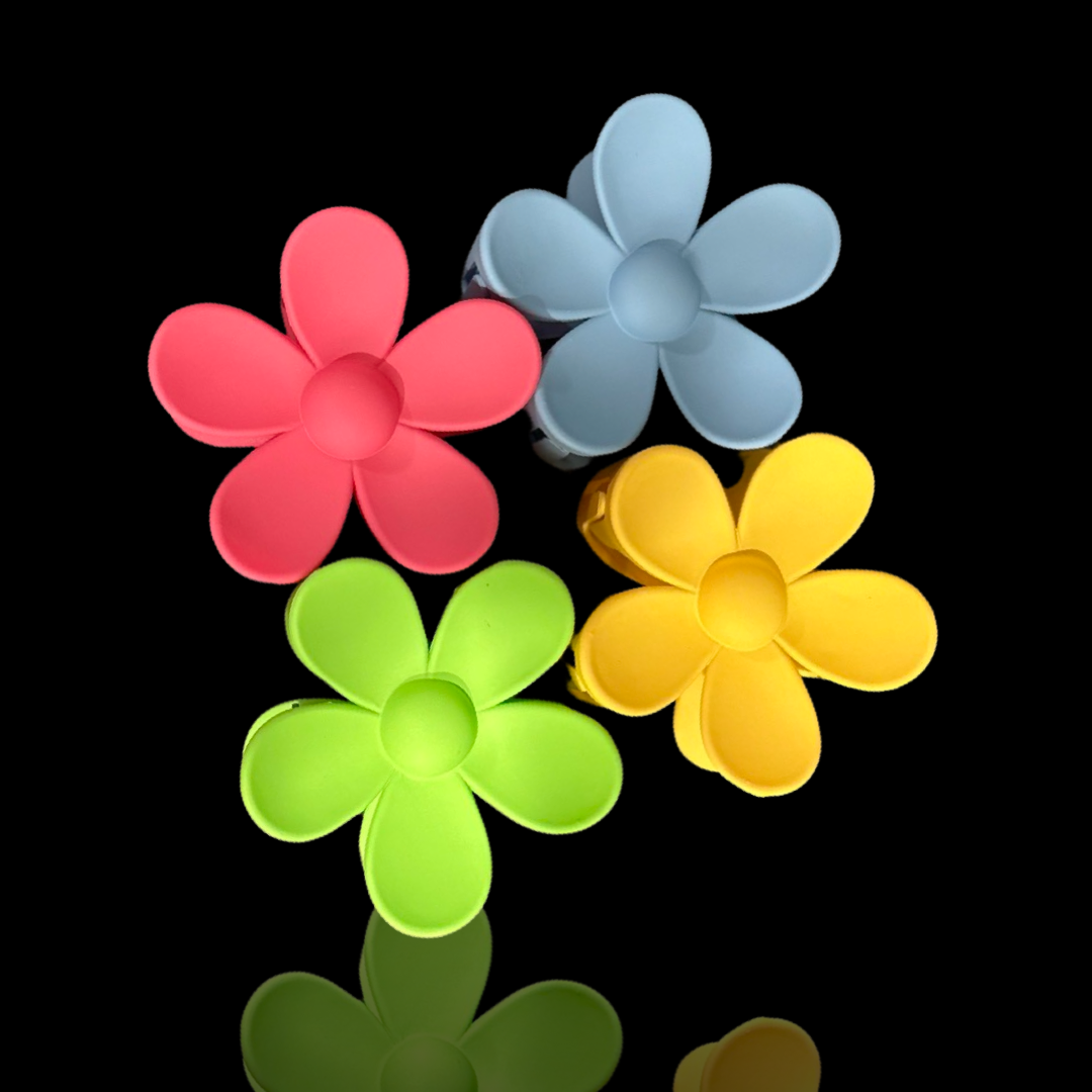 Flower Hair Claw Clips - Large