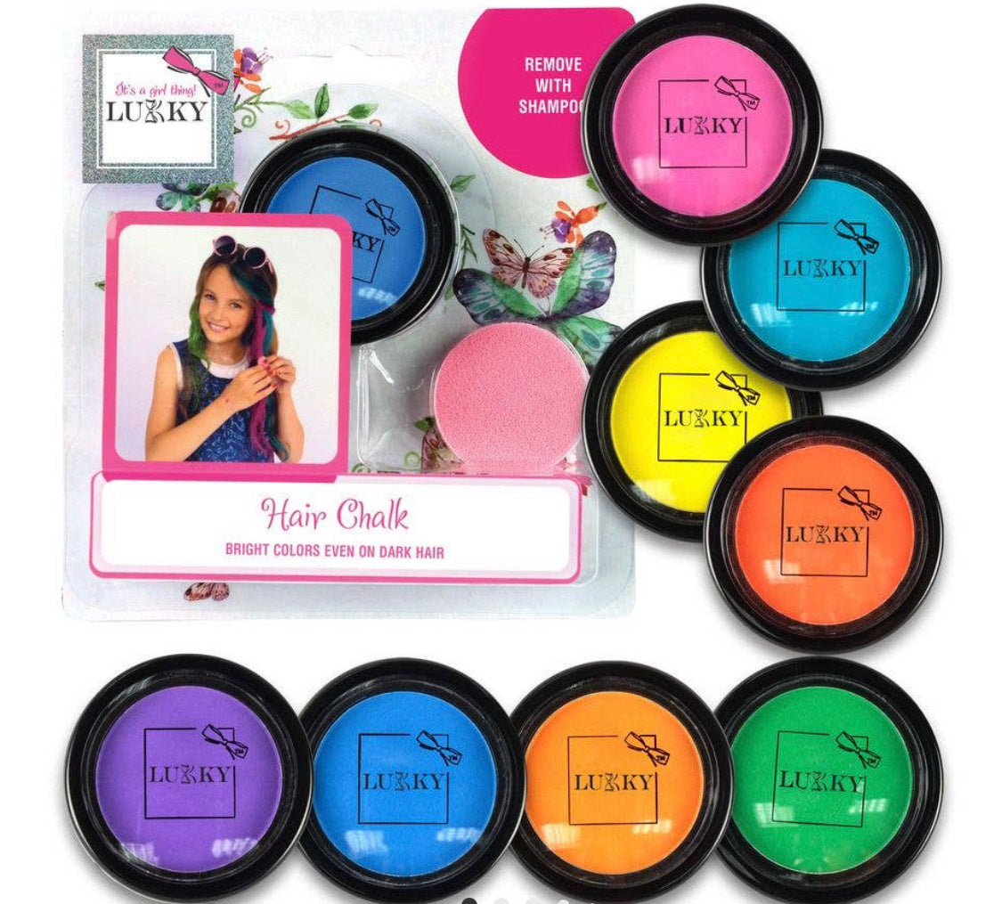Kids Hair Chalk W/Sponge