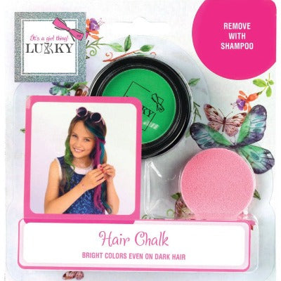 green hair chalk
