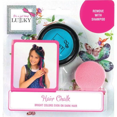 turquoise hair chalk