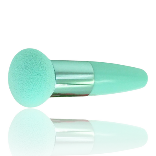 Green Beauty Blender Makeup Sponge Brush