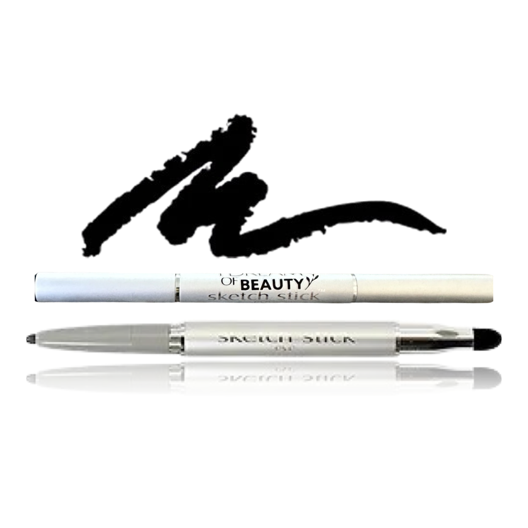 Sketch Stick Refillable double sided eye liner pencil in caviar shade.