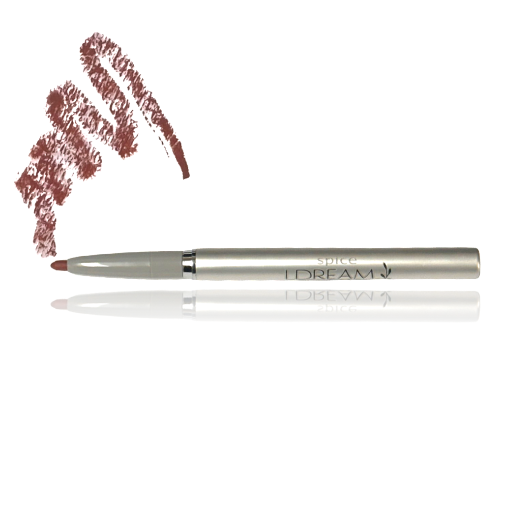 Sketch Stick Refillable lip liner pencil in spice shade.