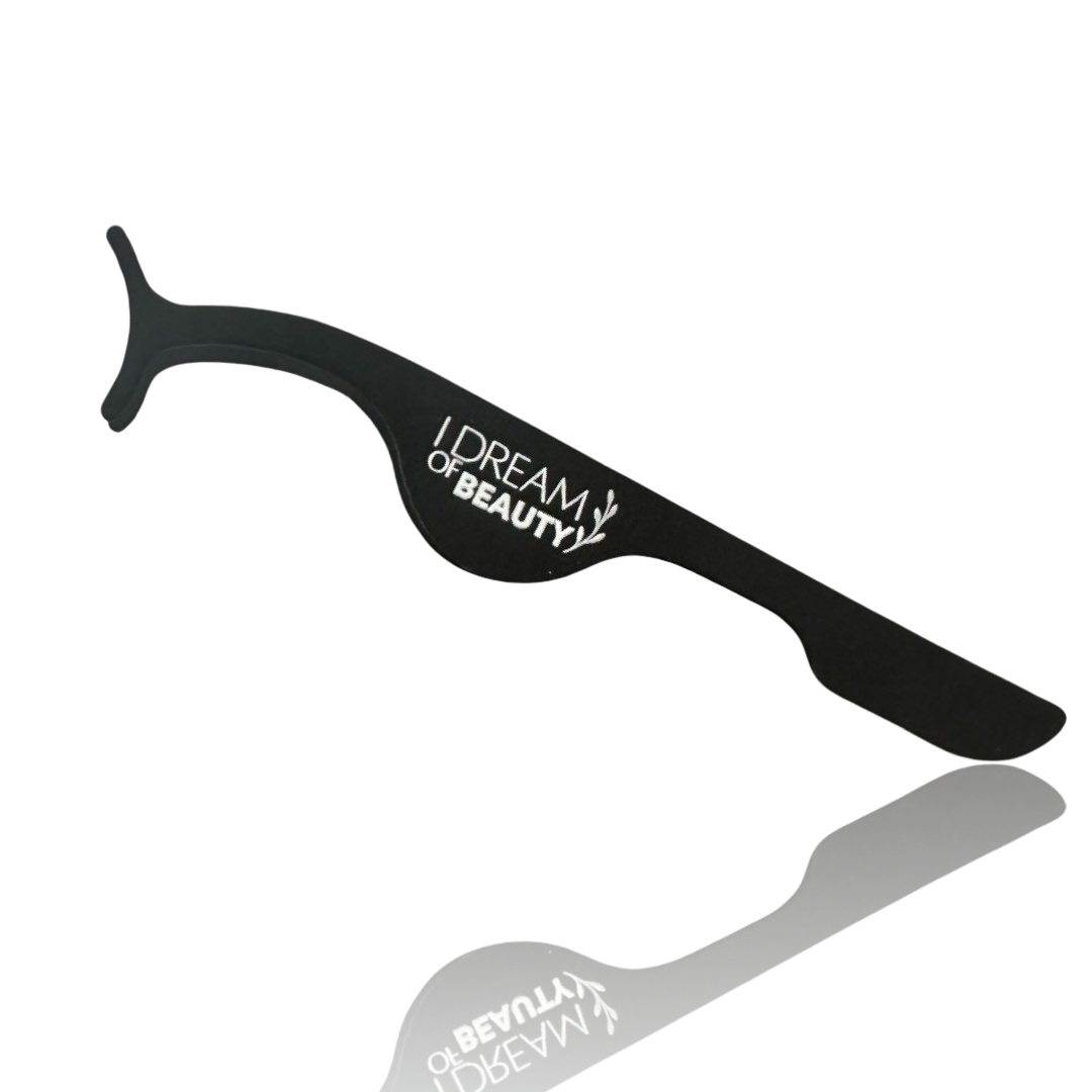 Stainless Steel Elegant Flat Tip Tweezer Brow & Eyelash Tool Kit