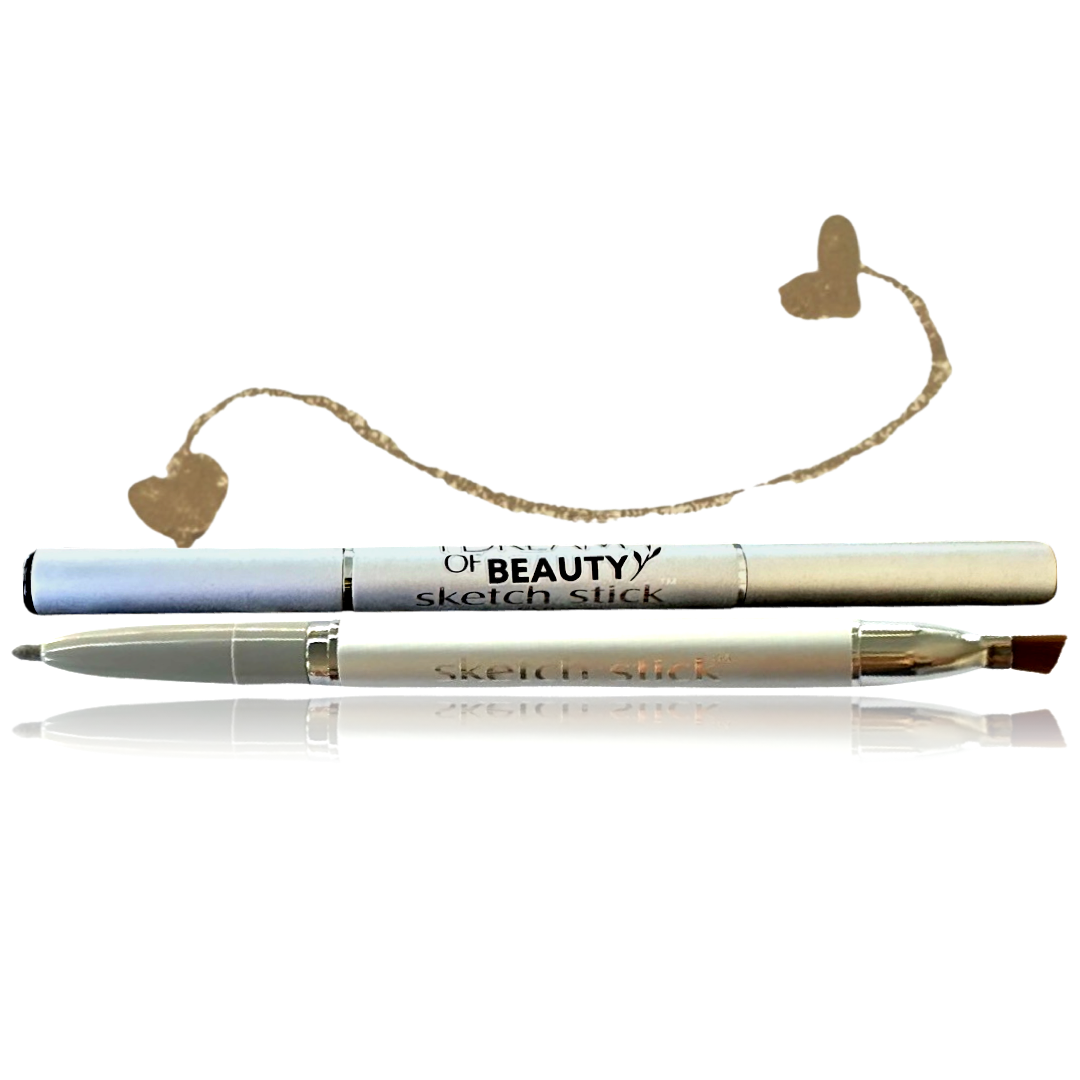 Sketch Stick Refillable brow liner pencil in blondie shade.