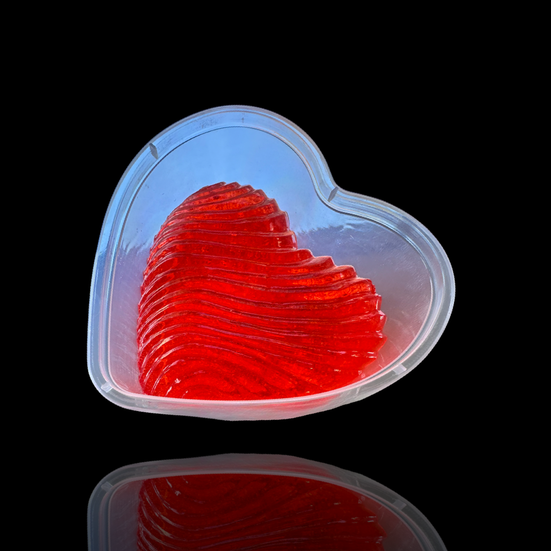 Swirl Heart Jelly Soap Individual Pack (1 Soap)