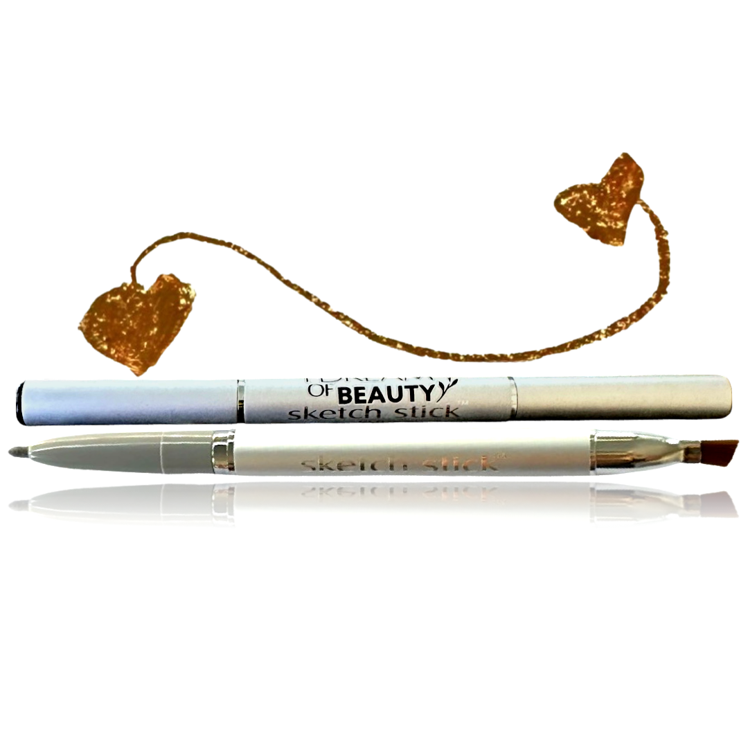 Sketch Stick Refillable brow liner pencil in redhead shade.