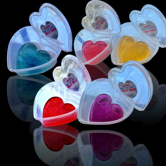 Candy Tart Heart Jelly Soap Bundle (5 Soaps)