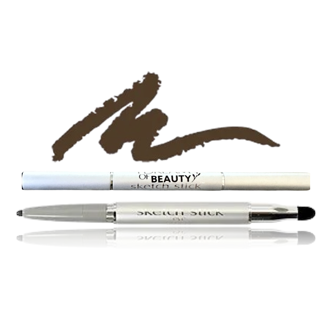 Sketch Stick Refillable double sided eye liner pencil in mink shade.