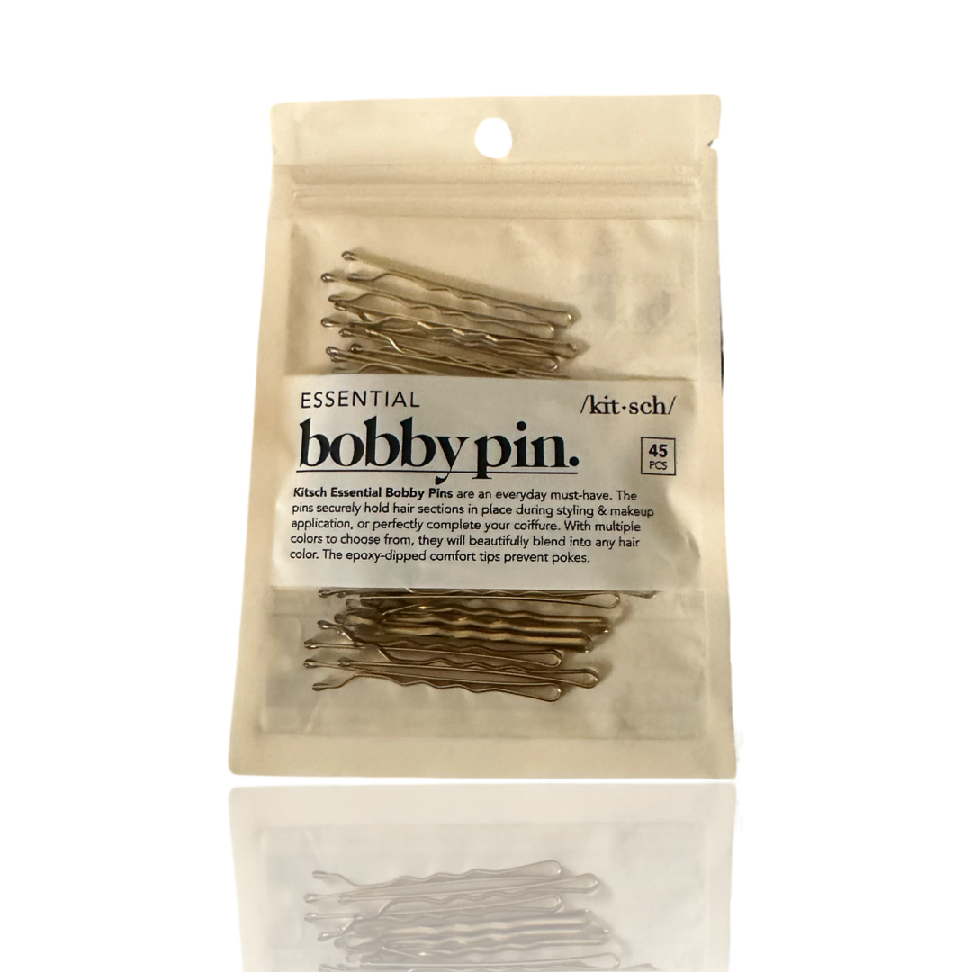 Kitsch Pro Essential Bobby Pins - 45 QTY Packs in Black, Blonde, Brown