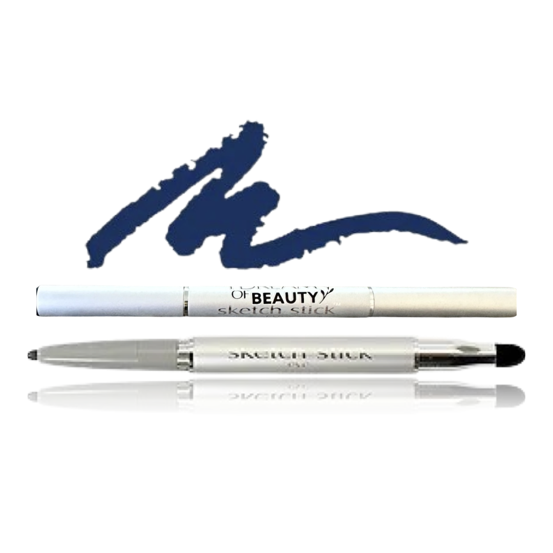 Sketch Stick Refillable double sided eye liner pencil in marina shade.