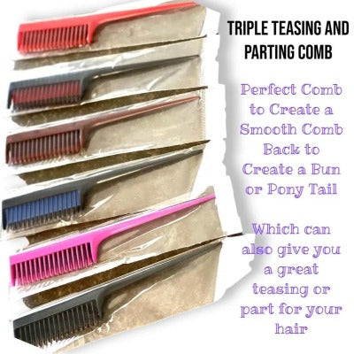 Triple Teasing Parting Comb
