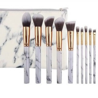 Makeup Brush Set With Cosmetic Bag